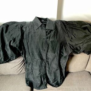 H&M blouse with exaggerated sleeves.